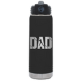 Baseball Dad 20 oz Water Bottle | Black