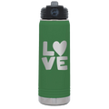 Love 20 oz Water Bottle | Green