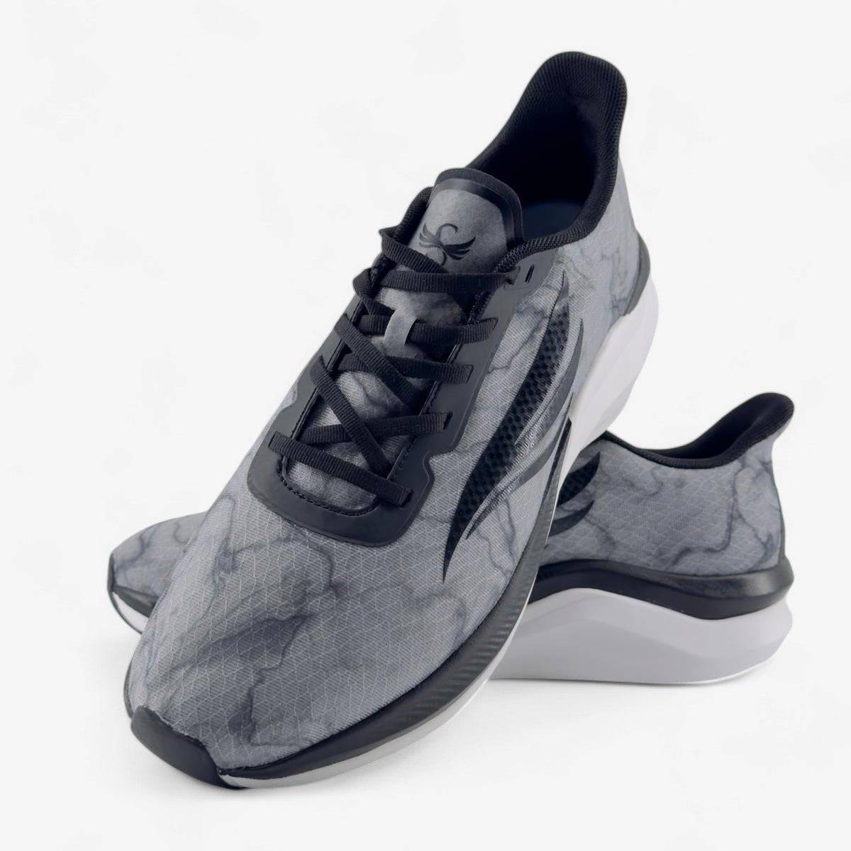 CELER Men's Running Shoes – Black | High-Arch Support Road Runner