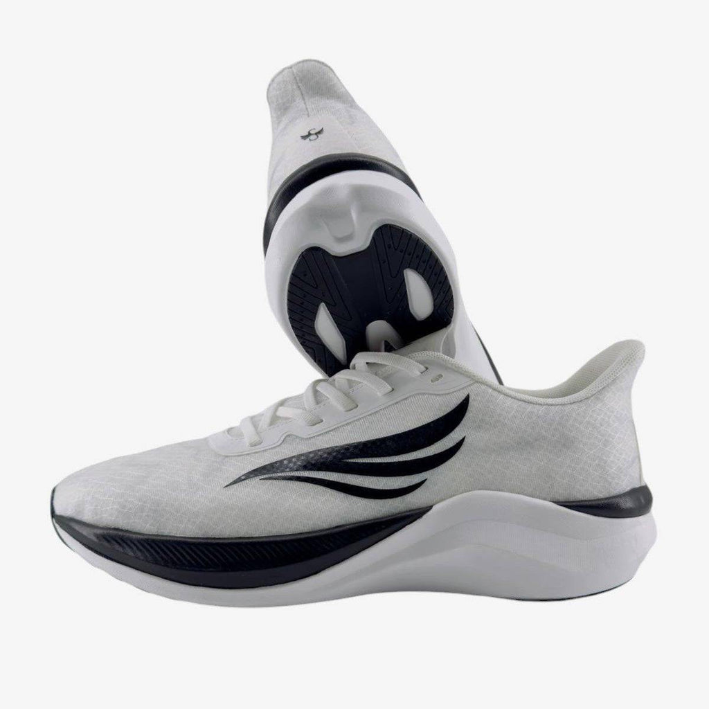 CELER Men's Running Shoes – White | High-Arch Support Road Runner
