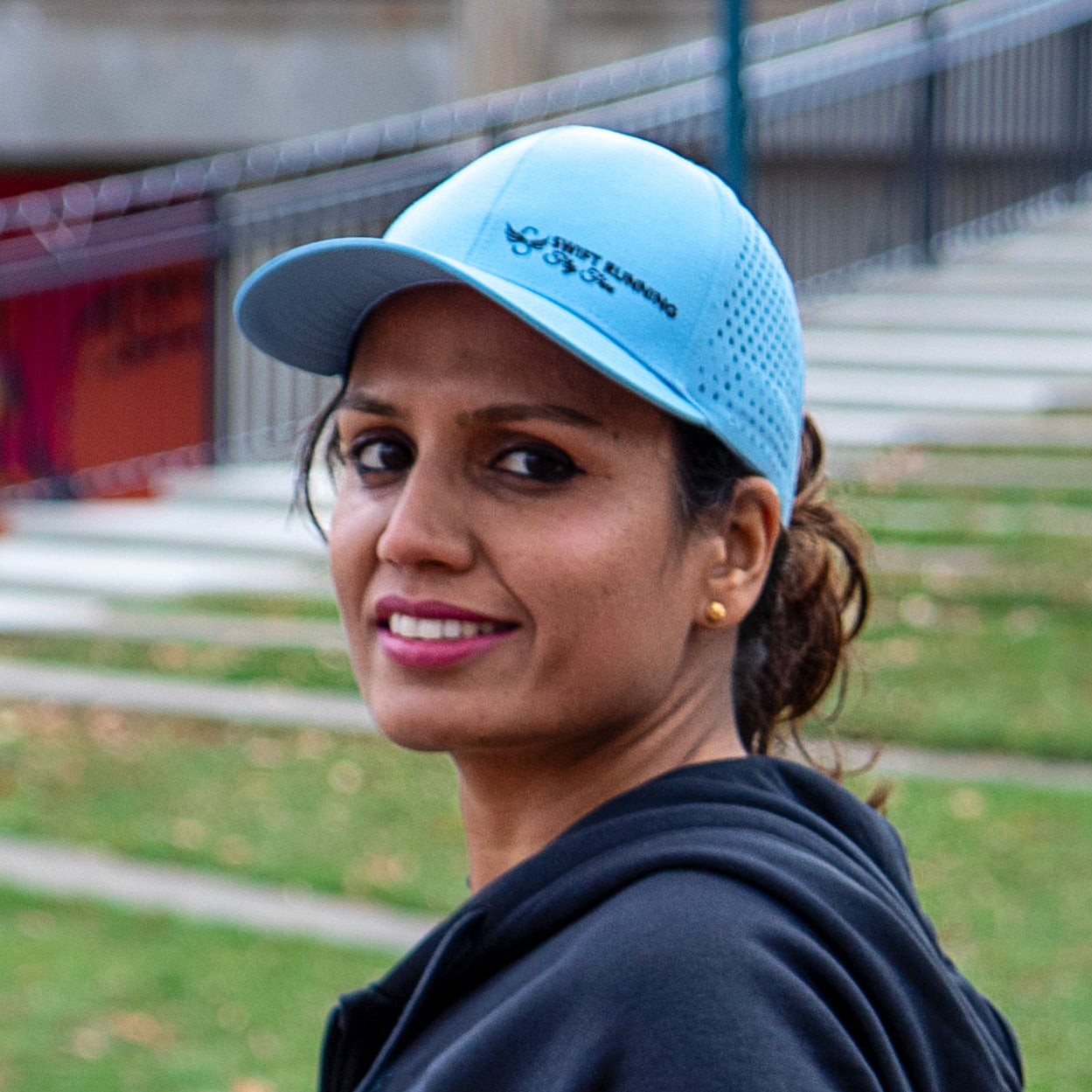 Dry Fit Running Hat – Blue | Moisture-Wicking Sport Cap