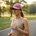 Dry Fit Running Hat – Pink | Moisture-Wicking Sport Cap for Women
